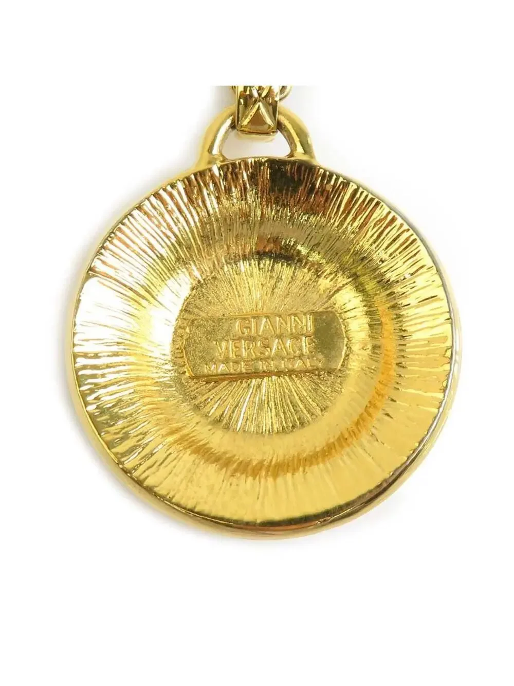 Auth Gianni Versace Necklace Gold #303015G25B